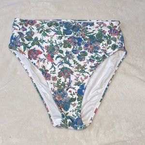 J.CREW floral bikini bottom
